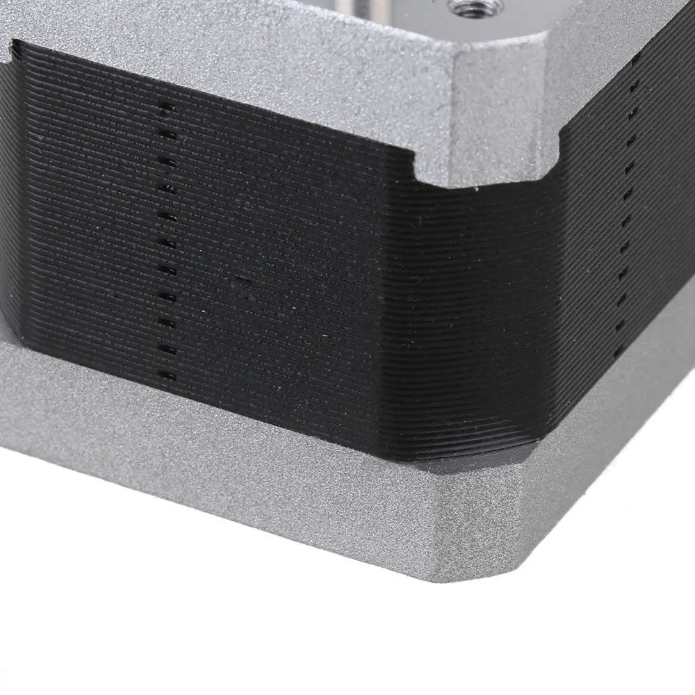 Двухфазный шаговый электродвигатель серебристый биполярный двигатель 42 мм