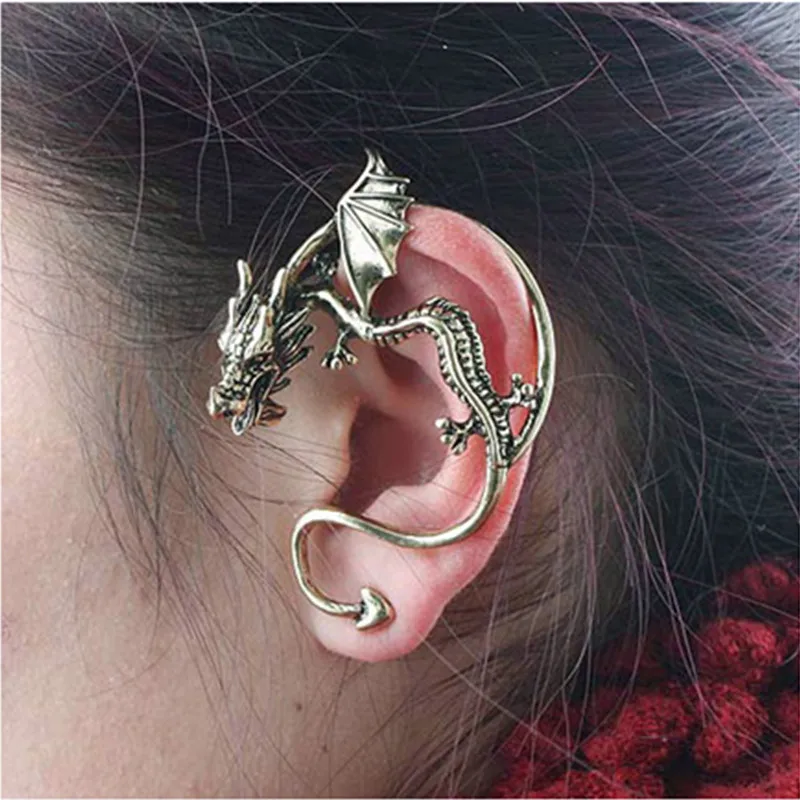 Женские серьги пусеты e0387 Винтажные в стиле панк Единорога|earrings for women|fashion earrings