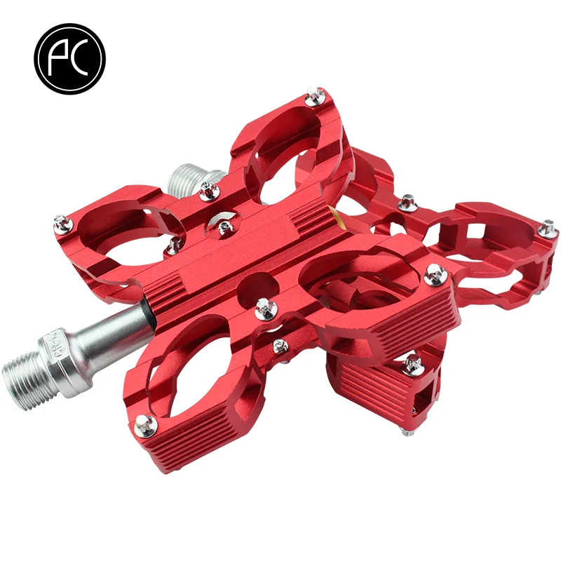 

PCycling Bicycle Pedal Bike Bearing Butterfly Pedal MTB Road Bike Pedal Aluminum Alloy Ultra-light Foot Pedal Cycling Parts