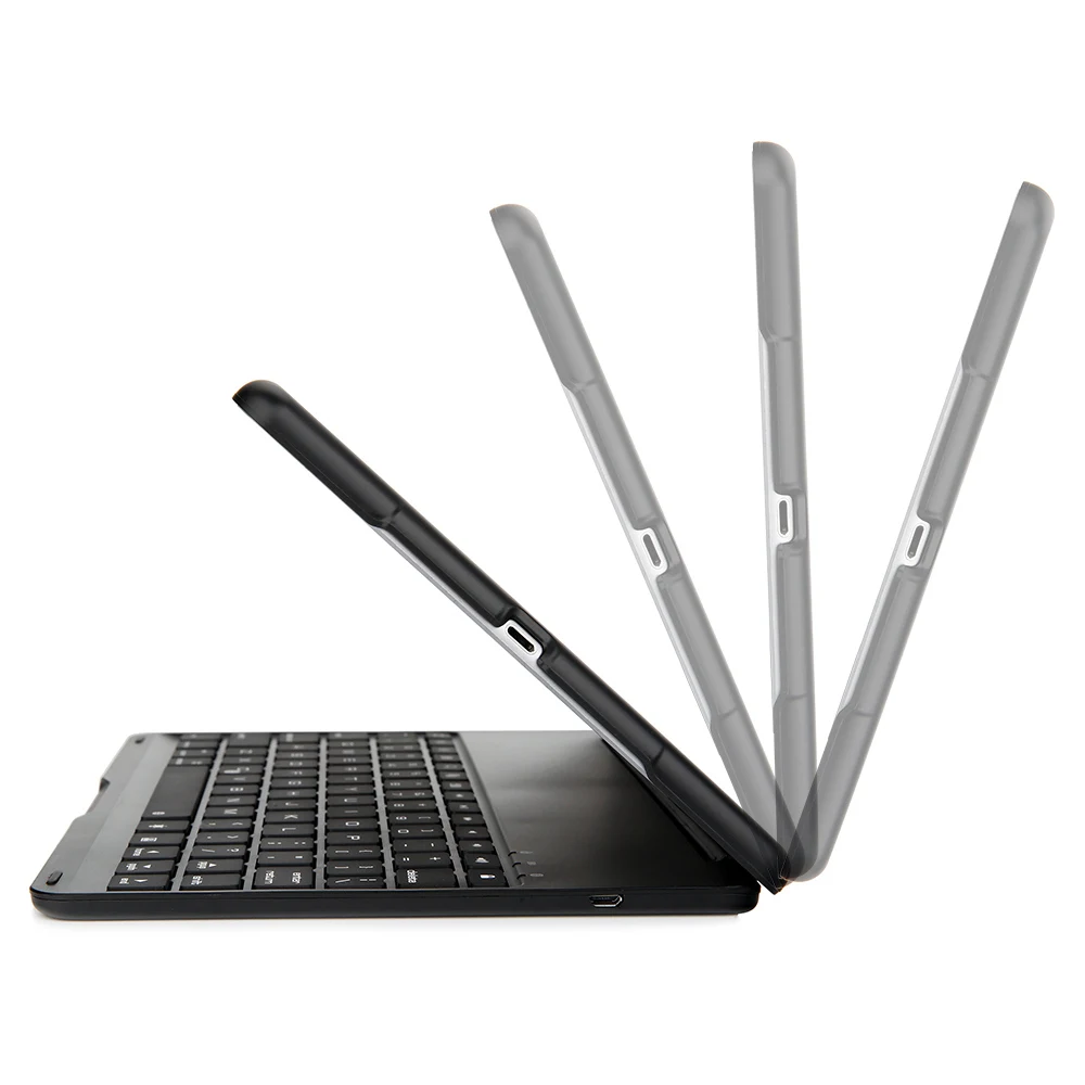 Ультратонкий алюминиевый чехол с клавиатурой для iPad 9 7 2018 Bluetooth