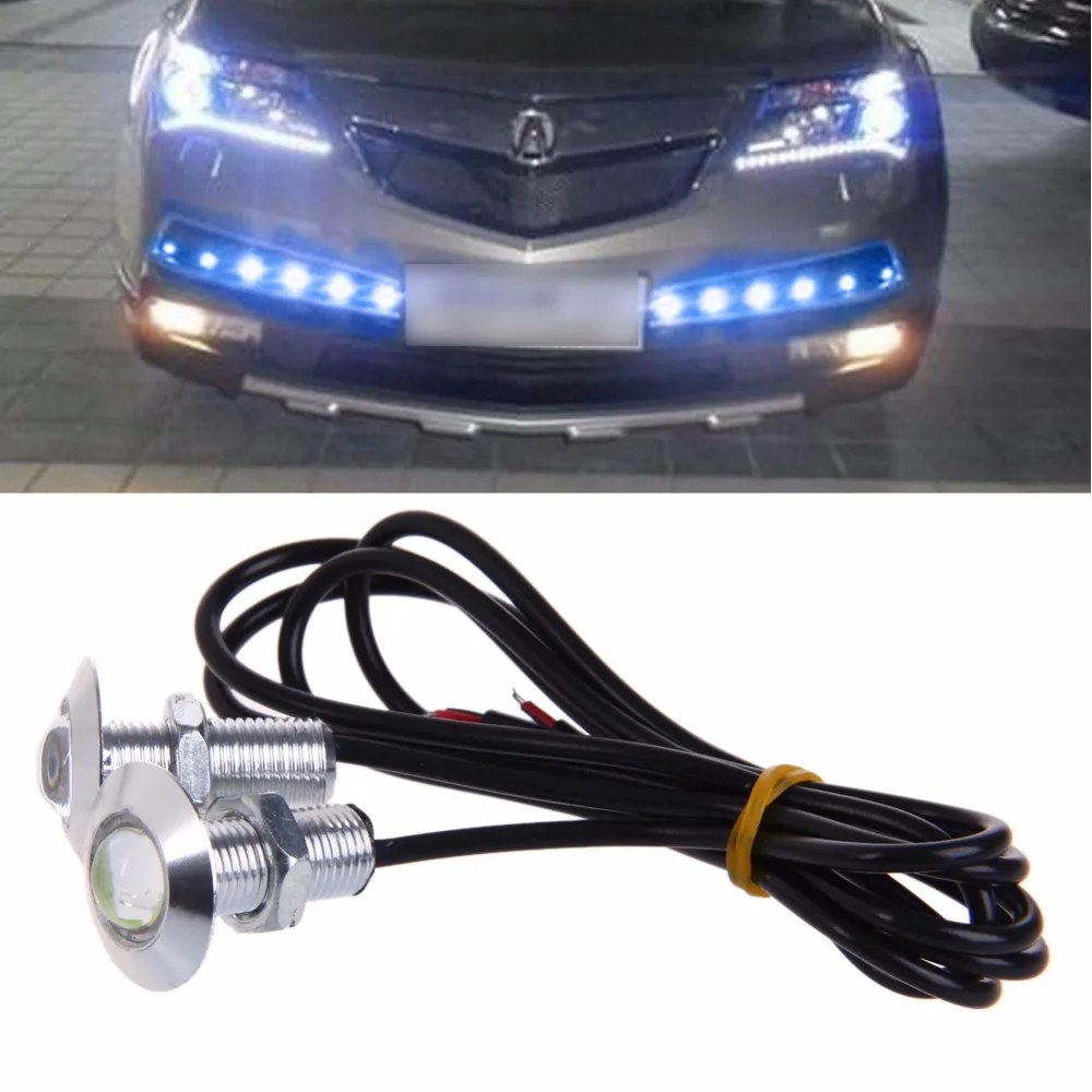 1 пара DC 12V 23mm Eagle Eye светодиодный дневный ходовой DRL светильник автомобильная
