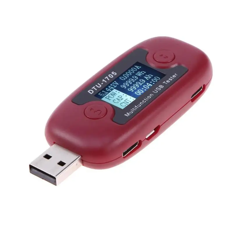 DC 4 30 в 0 5A Быстрая зарядка тип c USB ЖК тестер Вольтметр Амперметр измеритель