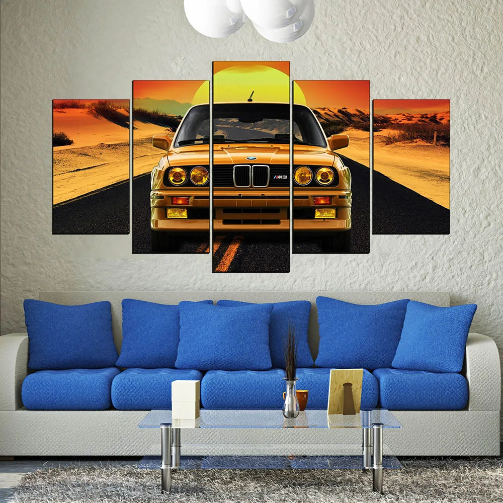 Abstarct стены книги по искусству Холст Картина маслом фотографии BMW M3-2Sports