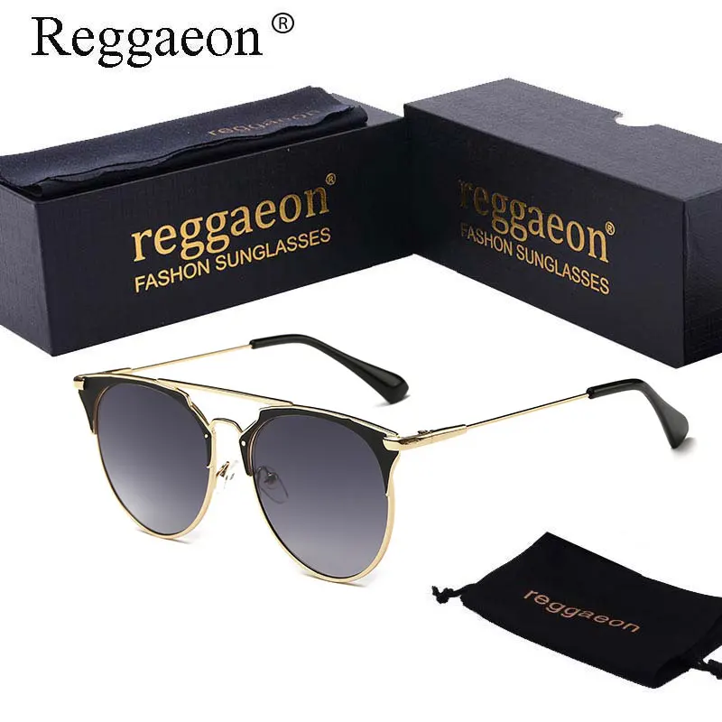 Женские и мужские солнцезащитные очки reggaeon роскошные Винтажные Солнцезащитные