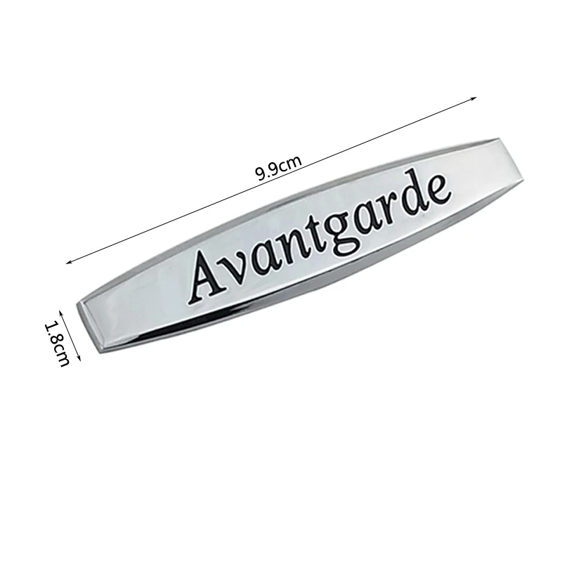 Стайлинга автомобилей 3D металла Avantgarde герба Знак Наклейка автомобиля Fender