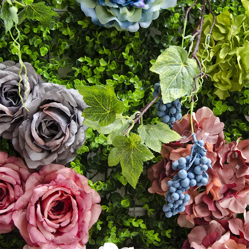 Wedding decoration props simulation plants wall lawn green wedding garden flower wall|Искусственные и сухие цветы| |