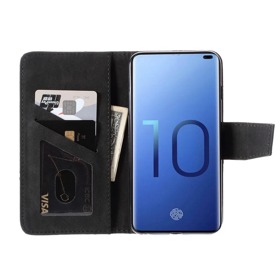 Чехлы для Samsung Galaxy J3, J5, J7 года j4 j6 A6 A7 A8 плюс S10 S10E S9 S8 Мобильная подставка-кошелек для телефона чехол Новое поступление E23Z
