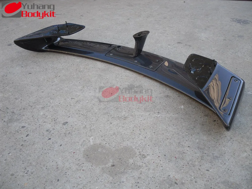 Для 2008 2015 R35 GTR CBA DBA стильный задний спойлер из стекловолокна верхние ножки с Стоп