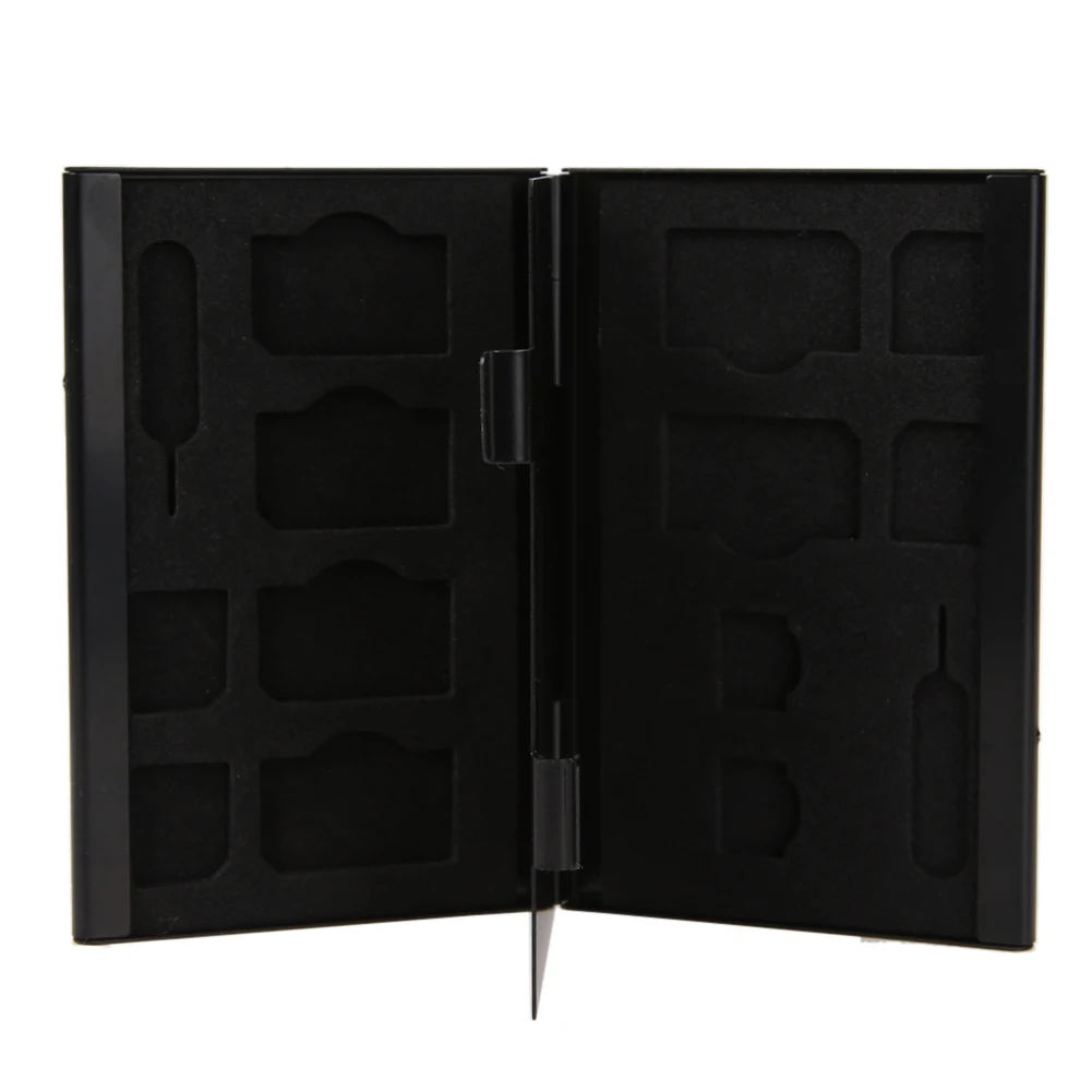 Новый портативный 14 в 1 Алюминиевый футляр для хранения SIM карт Micro Nano Pin анти