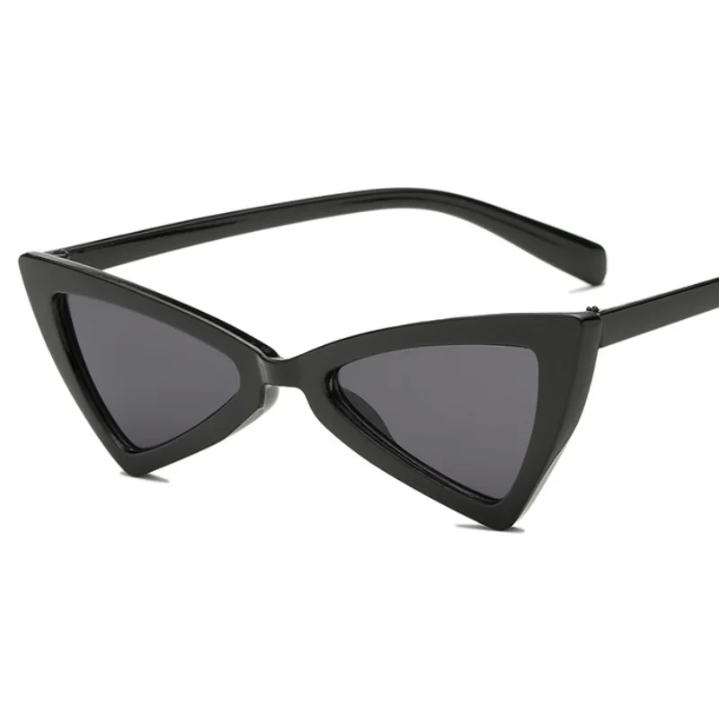 Винтаж кошачий глаз Для женщин солнцезащитные очки Треугольники Frame Дамская мода