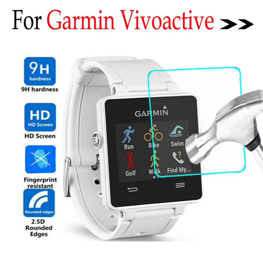 Для Garmin Vivoactive Smart Digital Экран протектор Стекло закаленное царапин на Плёнки|glass