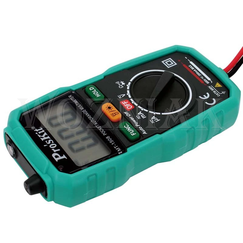 Proskit MT-1210 3 1/2 Компактные цифровые мультиметры Руководство Диапазон Кепки Ом