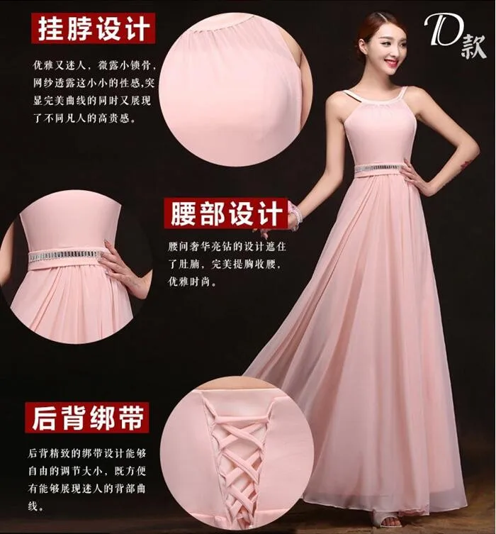 Длинное платье подружки невесты элегантное модератор vestido de festa Longo тонкое свадебное платье без бретелек BV06