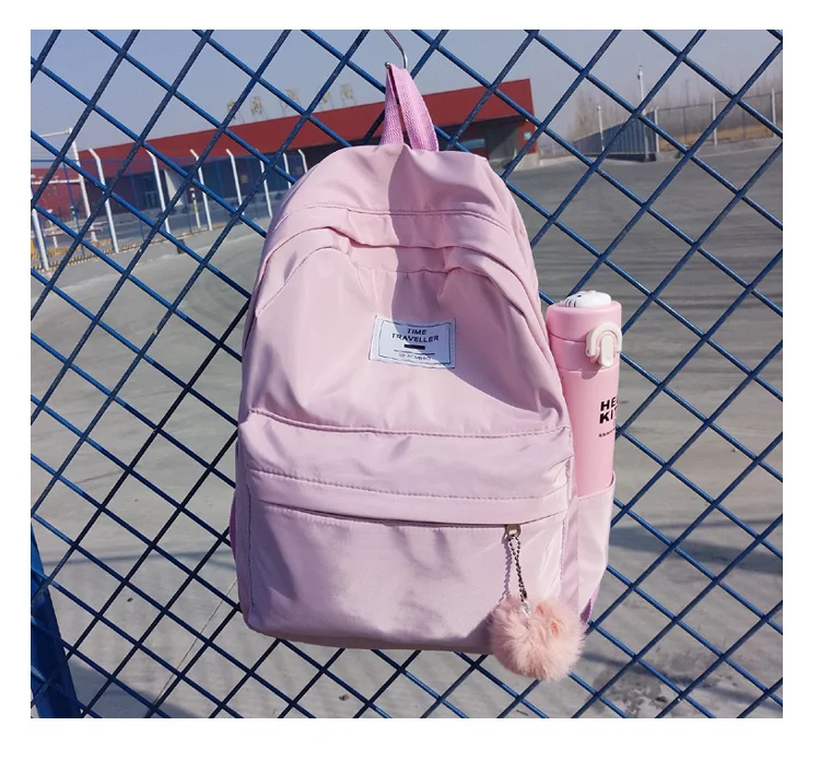 Fashion Women Travel Backpack High Quality Waterproof Nylon School Backpack Pretty Style Girls School Bag Backpack Mochila Sac