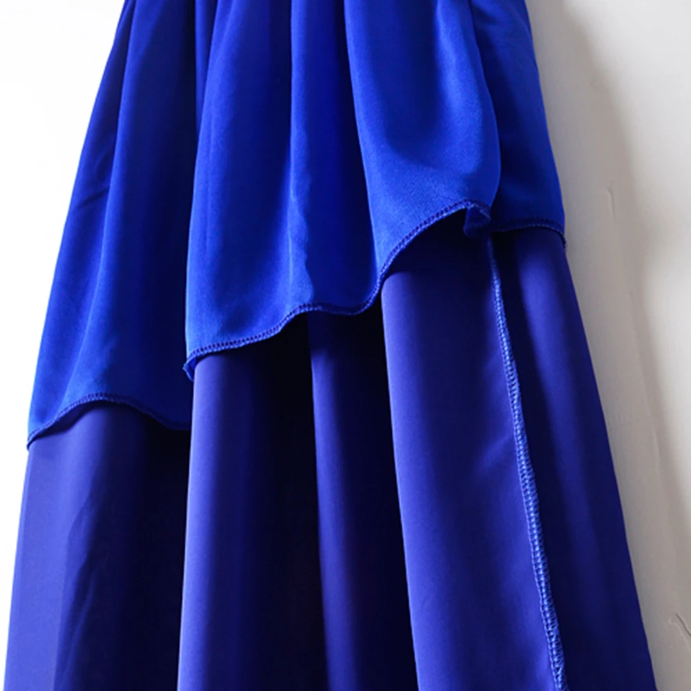 

2019 New style fashion Women's hot love Multi-Layer Chiffon Pleated Retro Elastic Waist Long Skirt Maxi skirts