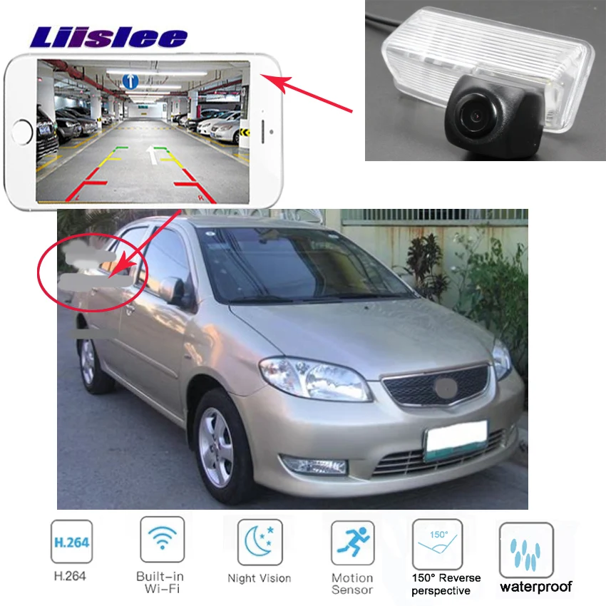 LiisLeewireless камера заднего вида для toyota Vios Soluna XP40 MK1 2002 ~ 2007 CCD вида|Камеры авто| |