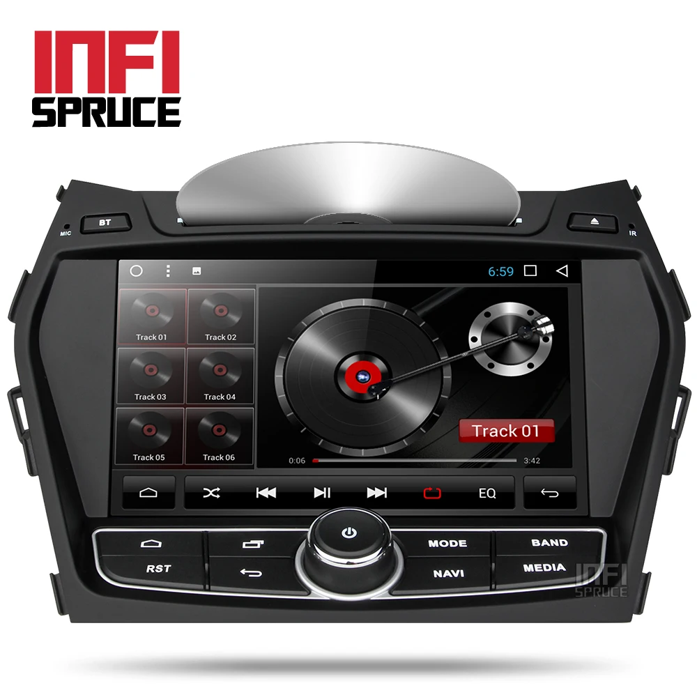 Android 8 1 автомобильный dvd для hyundai Santa Fe/ix45 2013 2014 с 2 + 32G Радио Стерео gps навигация din