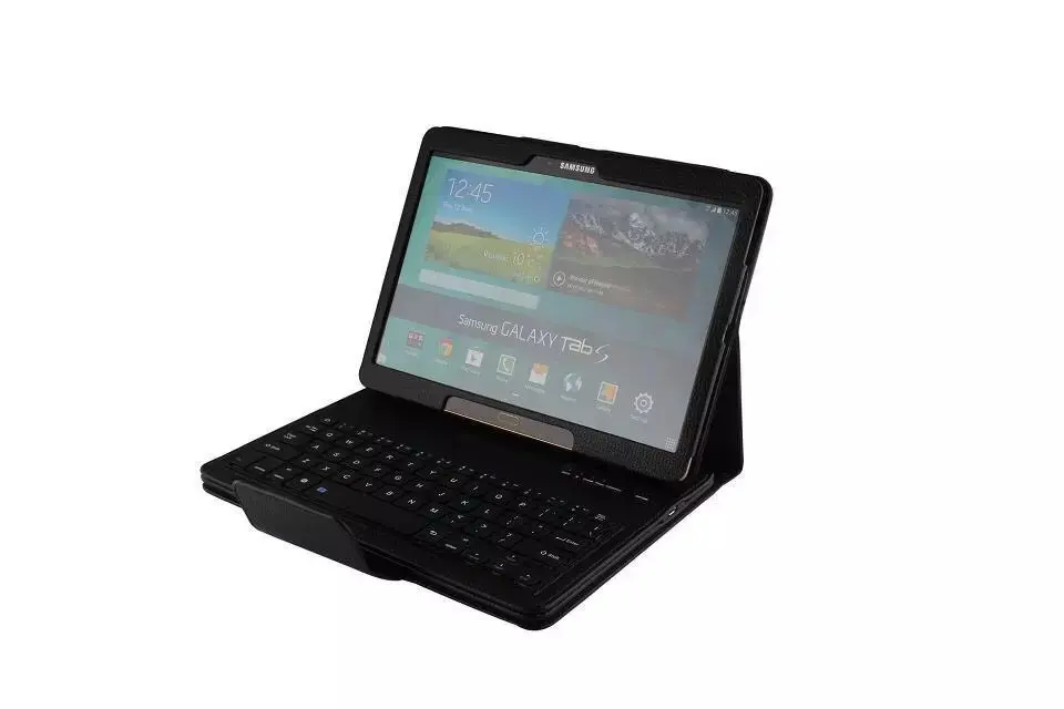 Съемный беспроводной Bluetooth клавиатура кожаный чехол подставка для Samsung Galaxy Tab S 10 5