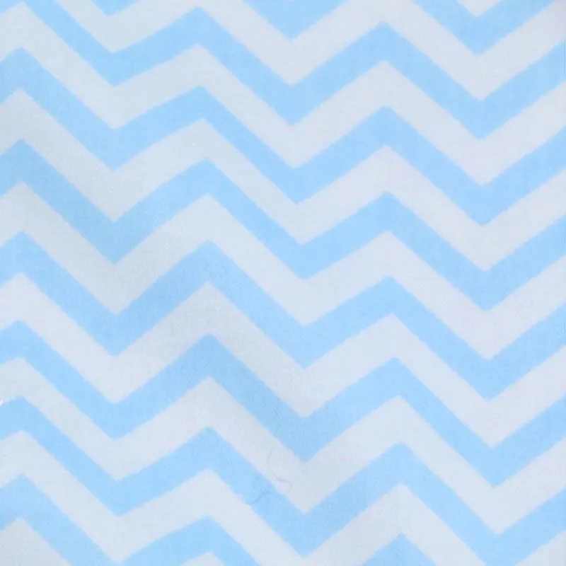 blue chevron 160 см* 50 см хлопковая ткань свежий мультфильм Розовый Синий Фламинго и ананасы шеврон ткани для DIY Детская кроватка Подушка швейная ткань - Цвет: blue chevron