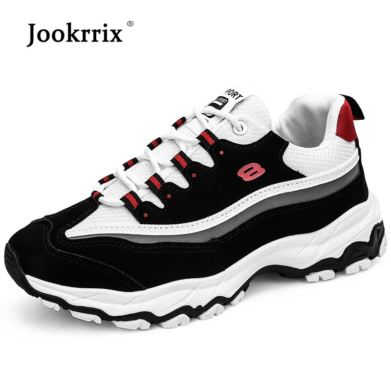Jookrrix повседневная обувь Для мужчин модные брендовые кроссовки женские chaussure 2018