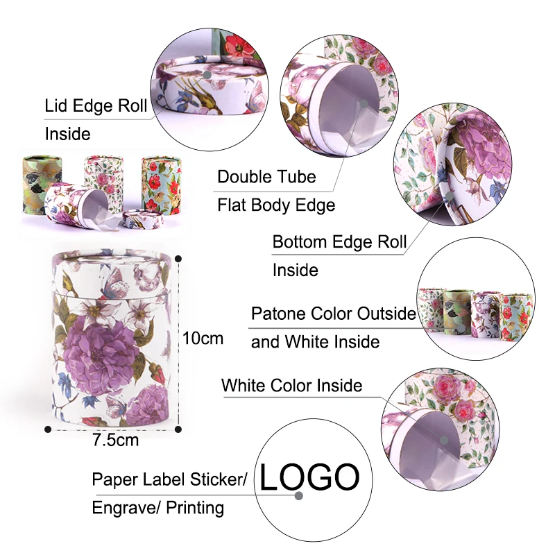 

Xin Jia Yi Tin Tube For Bottle Tin Packing Customized Tin Tube Paper Wholesale Airtight Tea Packing Tin Case