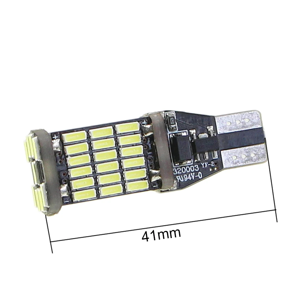 KEIN 2 шт. 6000K T15 W16W 45SMD 921 912 Canbus безошибочный Автомобильный светодиодный фонарь