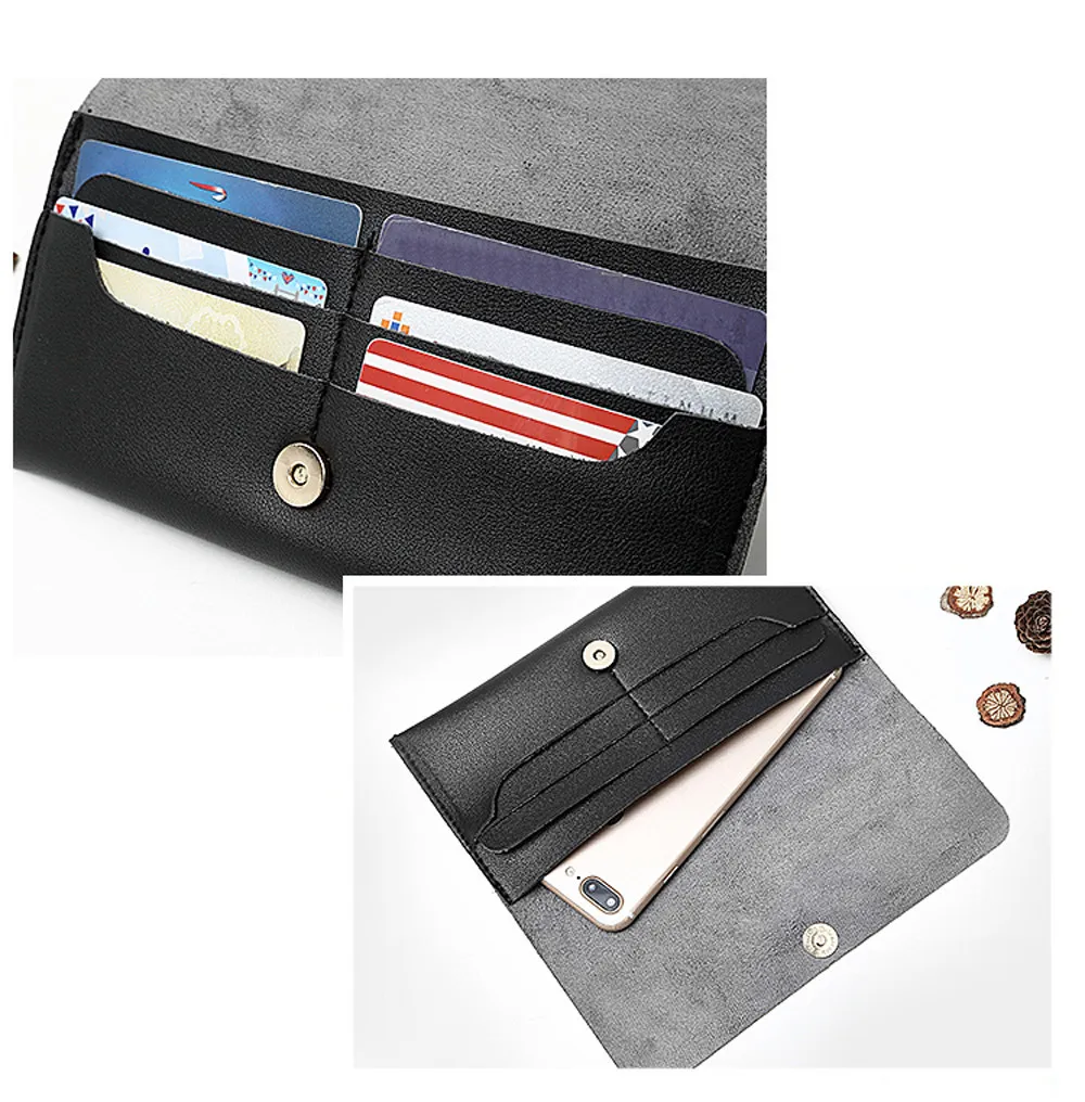 Женские кошельки с узором Личи дорожная сумка для монет кошелек телефона кожаная