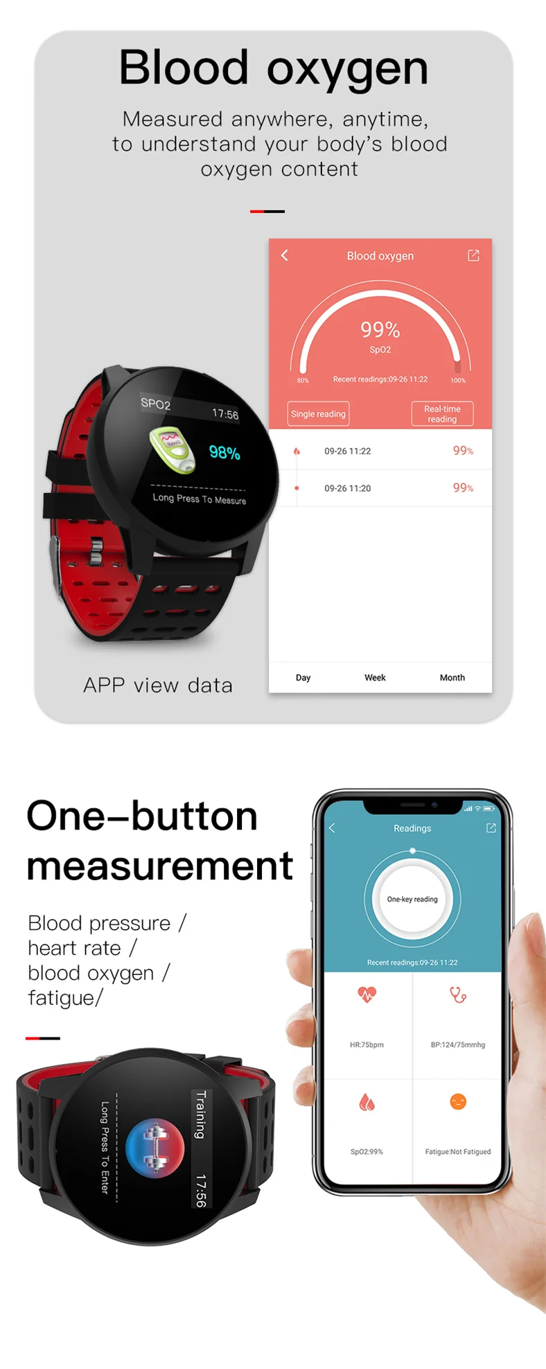 Wearfit Смарт-часы W1 для мужчин кровяное давление фитнес-трекер для измерения сердечного ритма шагомер мужские спортивные Смарт-часы для Android IOS Телефон