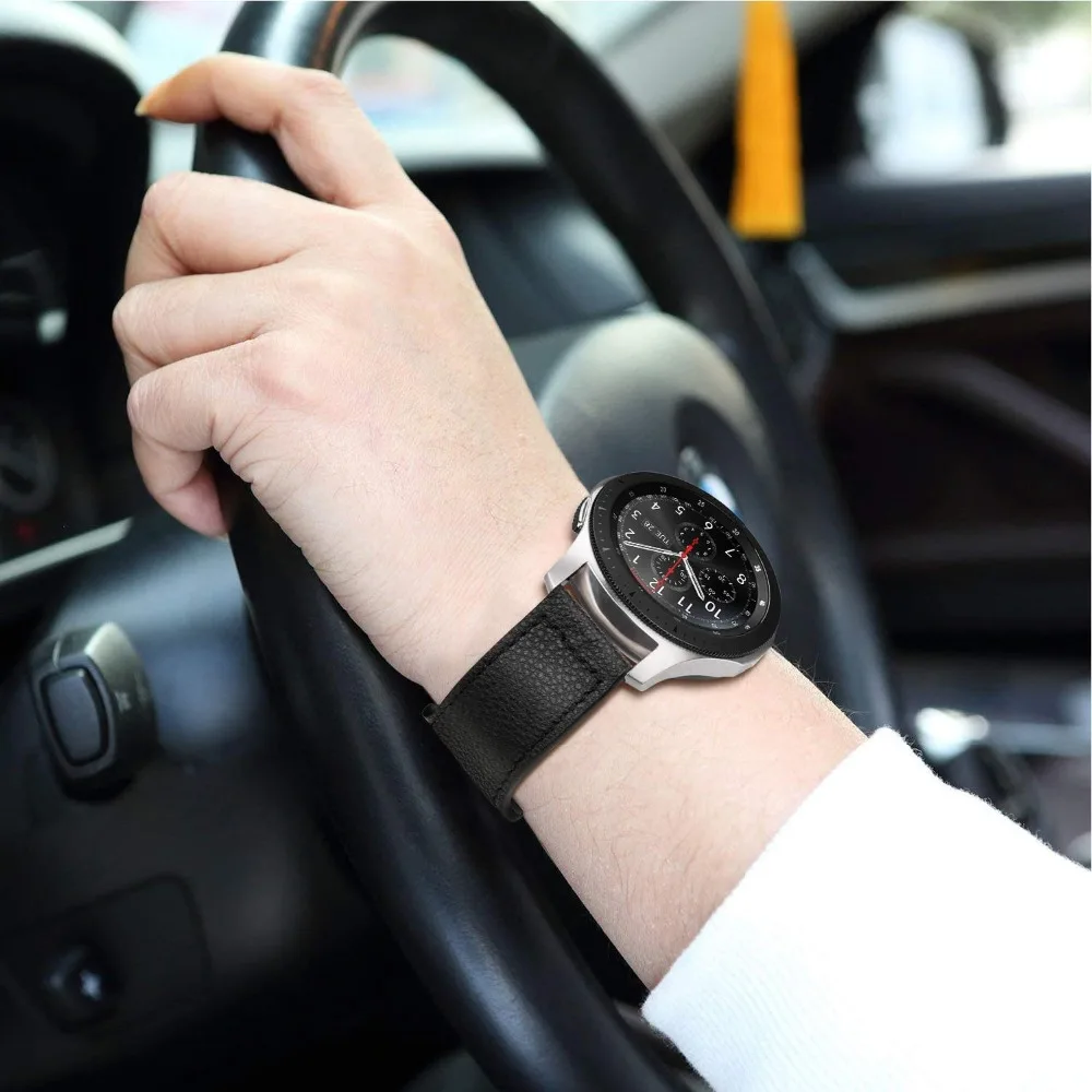 22 мм 20 ремешок для часов, мм для samsung galaxy gear s3 frontier band galaxy 46 мм часы Активный кожаный ремешок