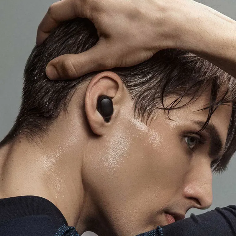 Xiaomi Redmi Airdots TWS Bluetooth наушники стерео бас Беспроводные Bluetooth 5,0 Eeadphones с микрофоном свободные Наушники управление AI