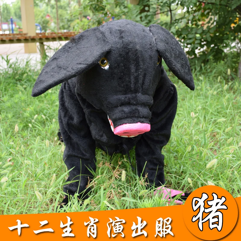 

High Quality Pig Mascot Costume Adult Size Fancy Dress Halloween Mascot Costume for Halloween Party Performance Drama Wear Suit