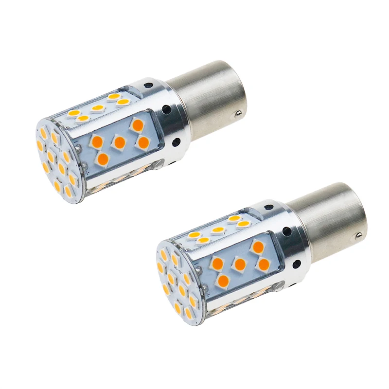 2 шт. 1156 BA15S P21W BAU15S PY21W T20 7440 W21W W21/5W 35SMD светодиодный Canbus без ошибок автомобильная