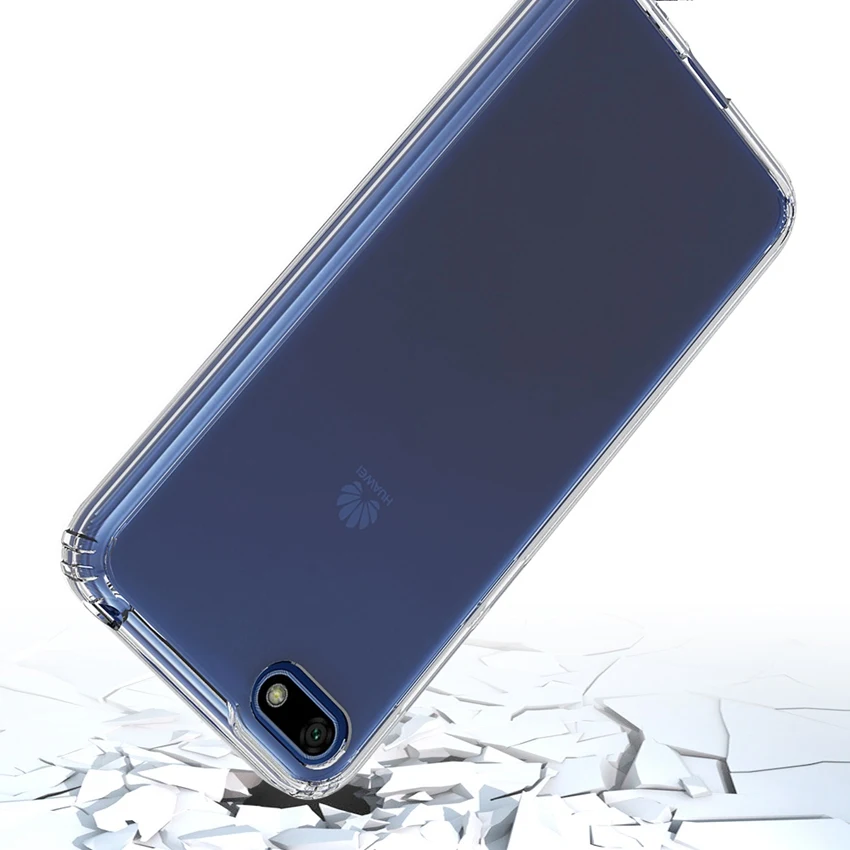 Мягкий силиконовый чехол из ТПУ/поликарбоната для Huawei Y5 2018 ударопрочный