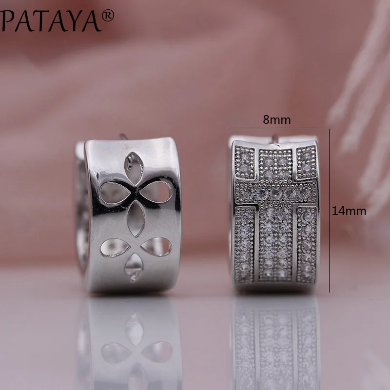 Новинка роскошные свадебные серьги PATAYA женские модные ювелирные изделия для