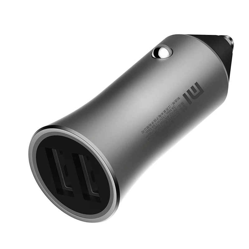 Автомобильное зарядное устройство Xiaomi Mi 37 Вт 18 двойной USB кабель для быстрой