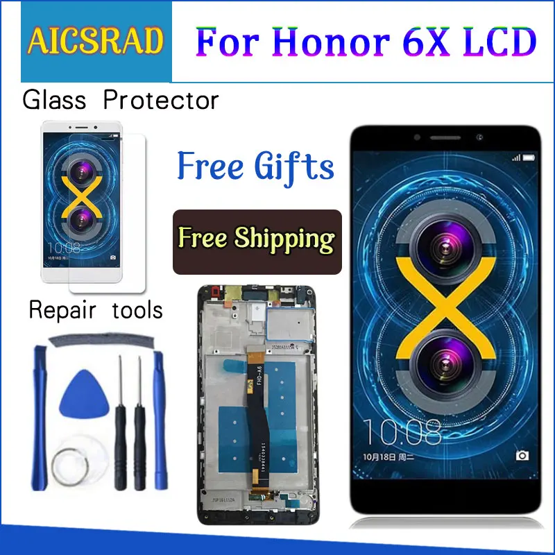 Дисплейный модуль для Huawei Honor 6X + инструменты ремонта.|huawei display|display huaweidisplay lcd touch