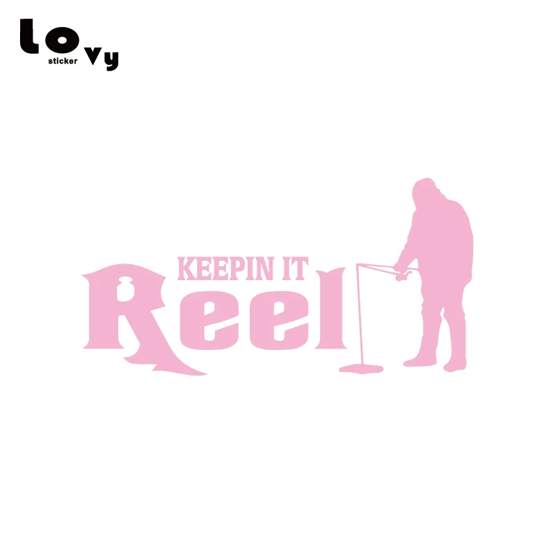 Keepin It катушка для рыбалки виниловая Автомобильная наклейка рыбацкого автомобиля