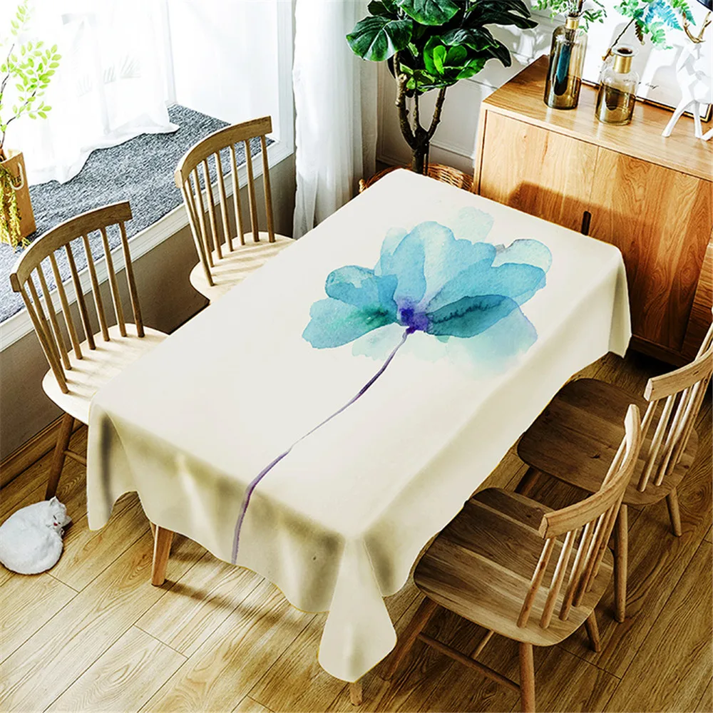 3D цифровая печать, прямоугольник, полиэстер, столовая, resurant, кухня, водостойкая скатерть, 12 типов
