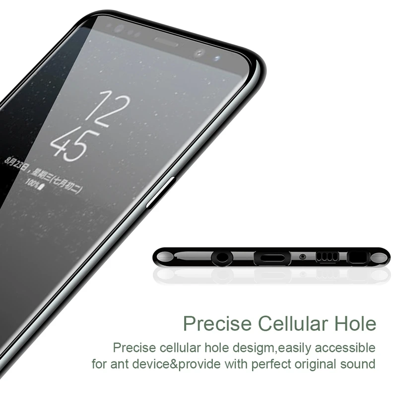 Роскошный Магнитный флип-чехол для samsung Galaxy Note 8, 9, S7, S7E, S8, S9 plus, чехол из поликарбоната с рисунком, закаленное стекло, задняя крышка