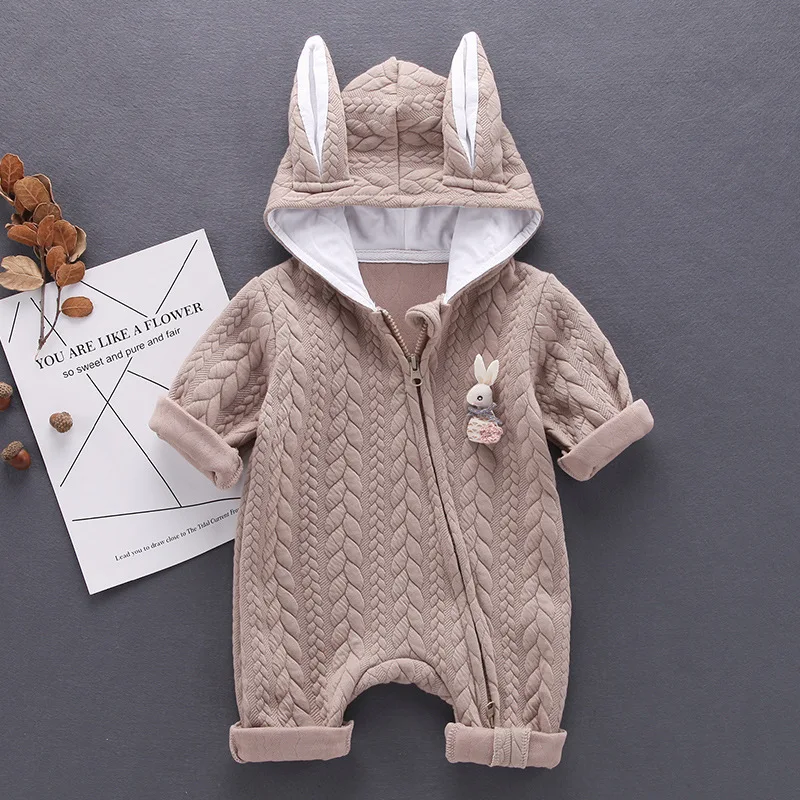 Комбинезон для новорожденных на осень и зиму комбинезон с милым мультяшным