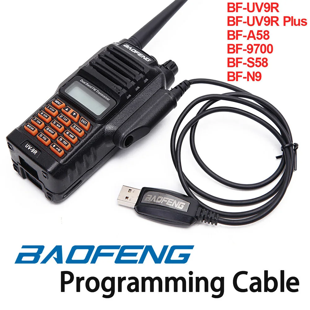 Professional Stable Walkie Talkie USB Programming Cable Replacement Part Durable Accessories PC Radio For Baofeng BF-A58 | Электроника