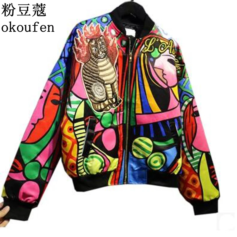 Весеннее платье в европейском стиле пальто 2019 модное уличное Женское с