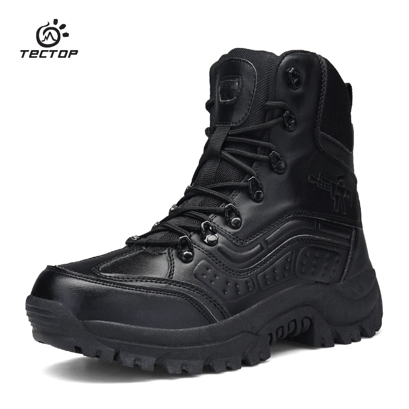 High-top Outdoor Hiking Shoes Men's Non-slip Wear Cross-country Sports Climbing Breathable Walking | Спорт и развлечения