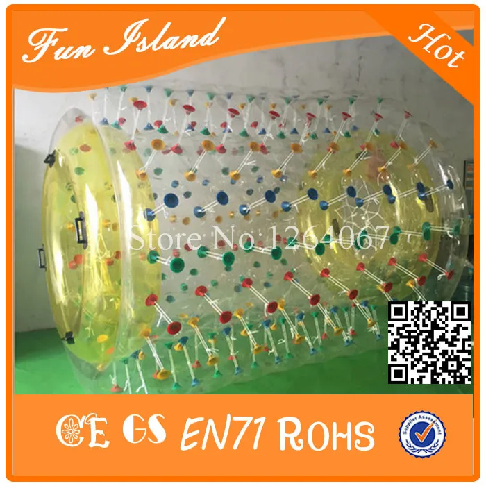 Бесплатная доставка большой водяной роликовый шар 100% термополиуретановый мяч