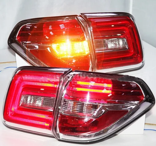 LED Taillight 4pcs Автомобильный головной светильник для фара на Patrol s Y62 2010 2011 2012 2013 год фара на Patrol DRL HI LO HID ксеноновая лампа - Цвет: LED Taillight 4pcs