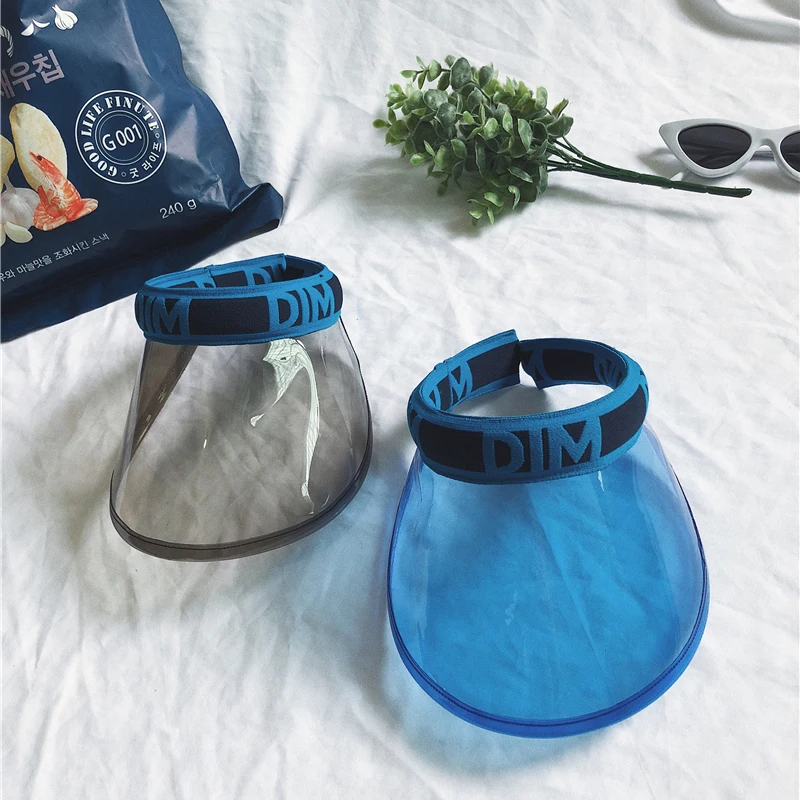 Новинка Лидер продаж прозрачный Небьющийся козырек для женщин пустые