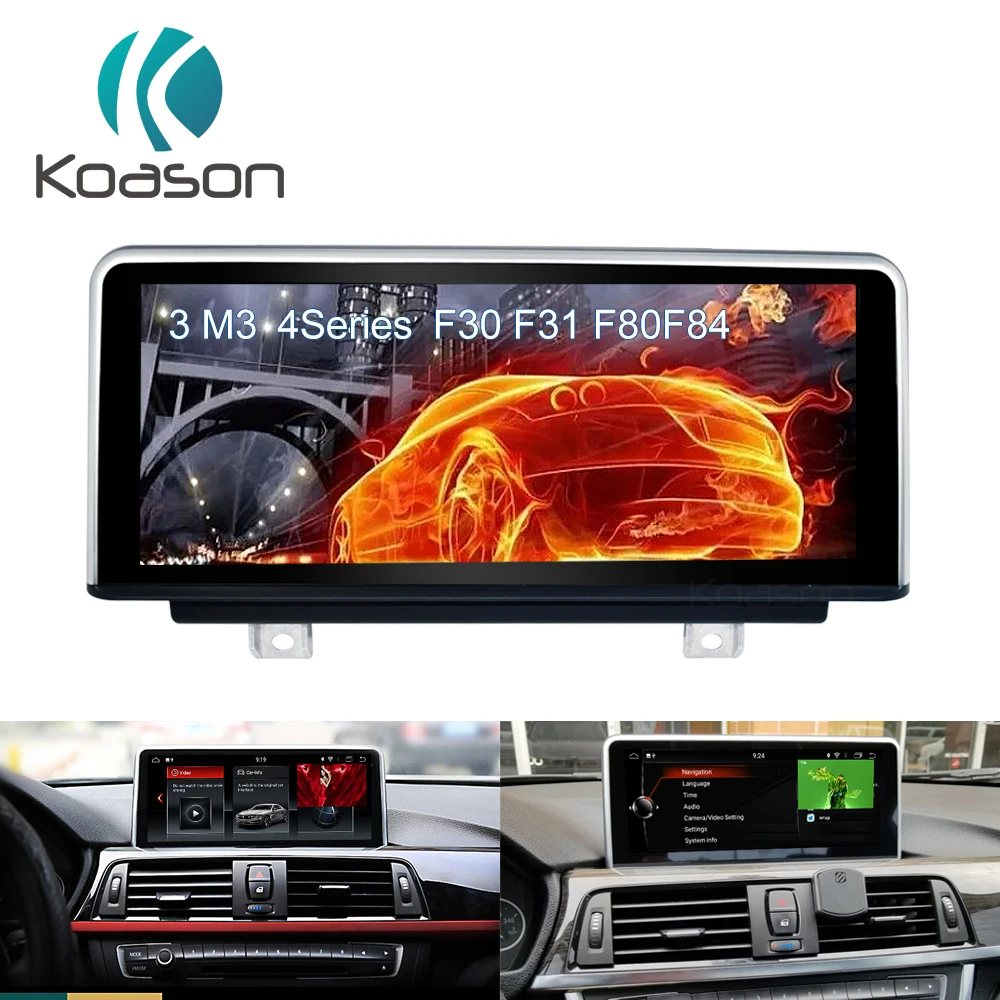

Автомобильный мультимедийный плеер Koason, экран 10,25 дюйма IPS, Android 8,1, для BMW 3 series F30 M3 4 series F80 NBT, автоаудио, GPS-навигация