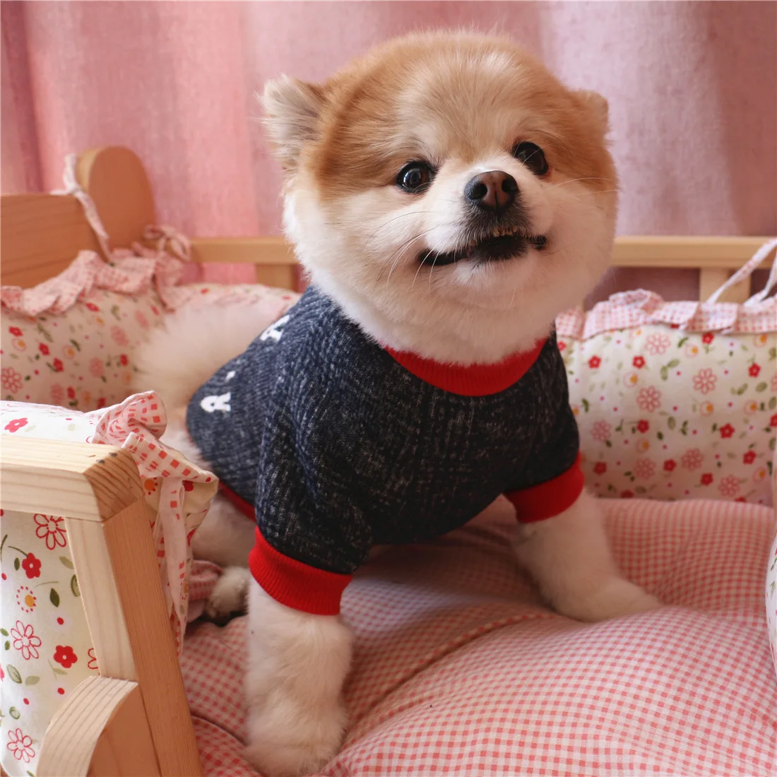 Одежда для маленьких собак Fine joy мягкий свитер собаки одежда щенков чихуахуа папы