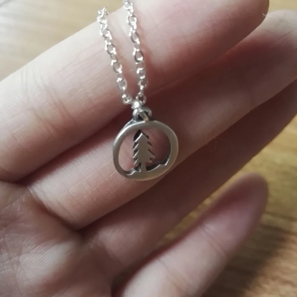 10 шт милые крошечные сосна очарование Дерево лесной кулон диапазон Шарм