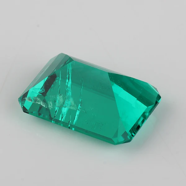 Wholesale Loose Stone 9*11mm Hydrothermal Octagon Emerald Cut Synthetic Colombia |